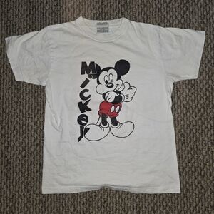 Mickey Mouse White Short Sleeve Tee